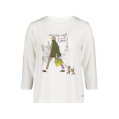 Жіноча кофта біла BETTY & CO - 1126984 фото 12