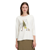 Жіноча кофта біла BETTY & CO - 1126984 фото 10