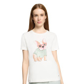 Жіноча футболка біла BETTY & CO - 1127083 фото 10