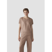 Жіноча футболка коричнева LECOMTE - 1118265 фото 15