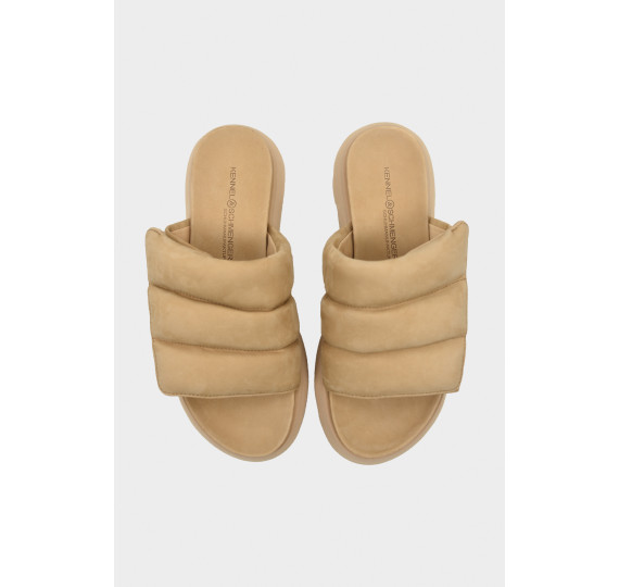 Жіночі шльопанці бежеві K&SSHOES - 1102014 фото 2