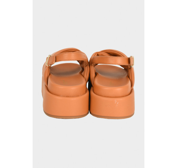 Жіночі босоніжки коричневі TOSCA BLU SHOES - 1113394 фото 3
