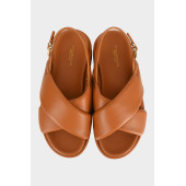 Жіночі босоніжки коричневі TOSCA BLU SHOES - 1113394 фото 6
