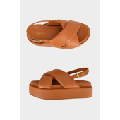 Жіночі босоніжки коричневі TOSCA BLU SHOES - 1113394 фото 5