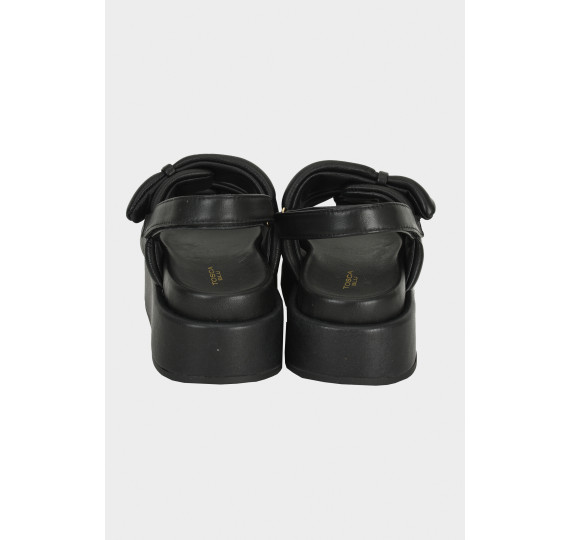 Жіночі босоніжки чорні TOSCA BLU SHOES - 1113396 фото 3