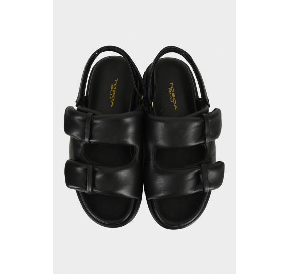 Жіночі босоніжки чорні TOSCA BLU SHOES - 1113396 фото 2