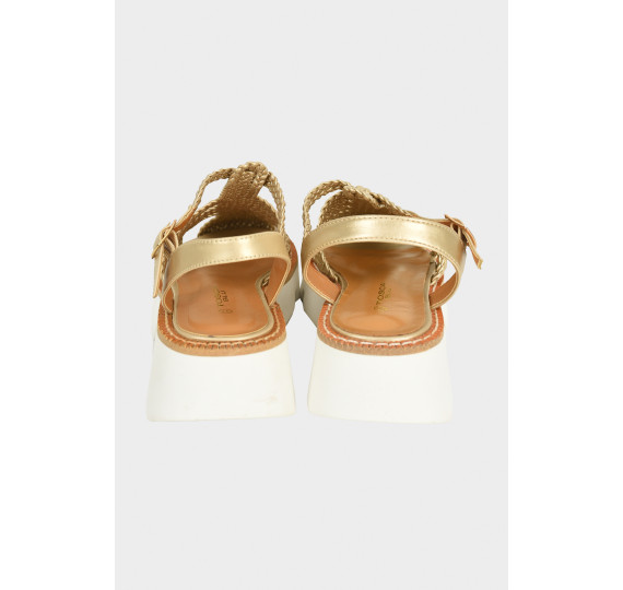 Жіночі босоніжки бежеві TOSCA BLU SHOES - 1113393 фото 3